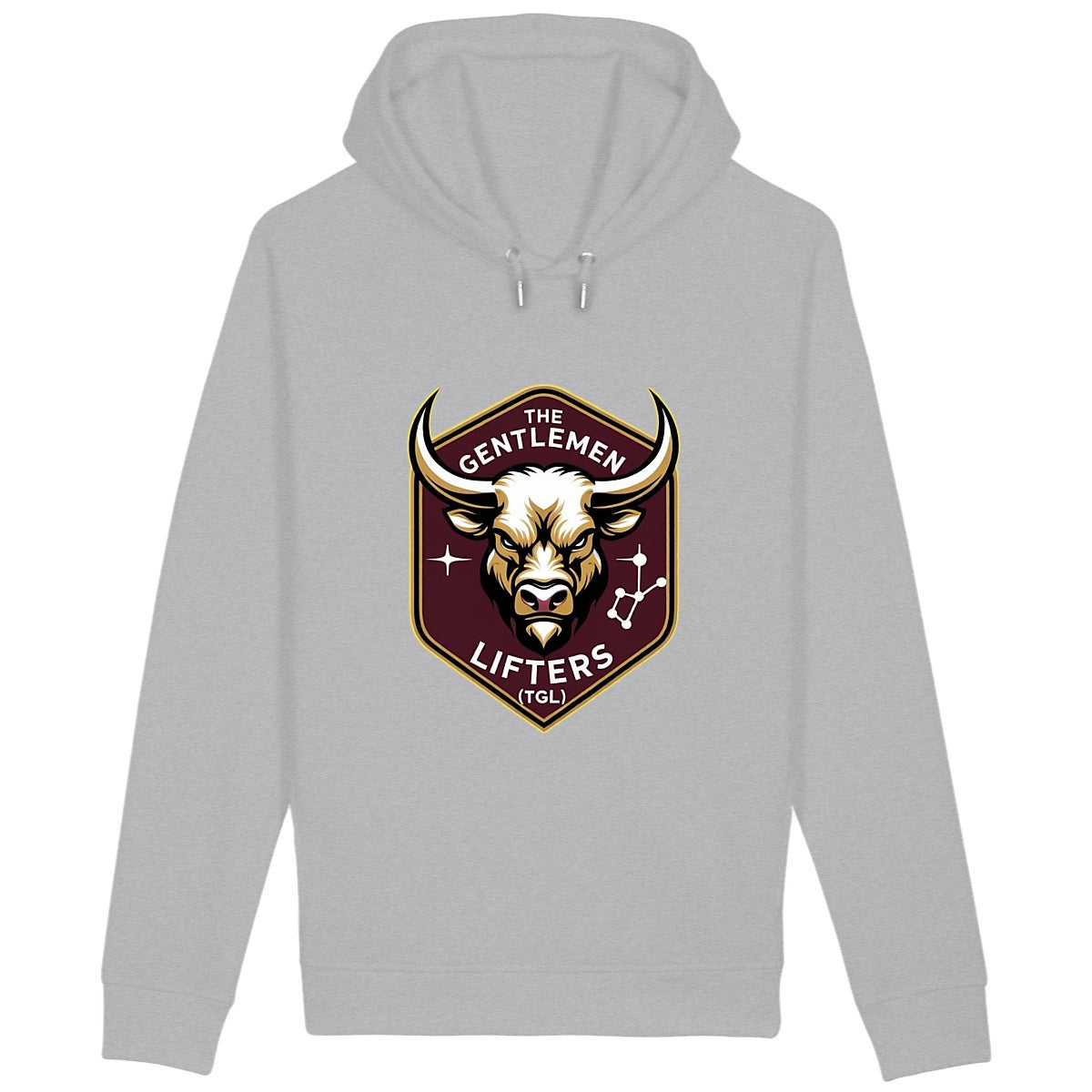 Hoodie Edition Zodiaque Taureau - face_gris