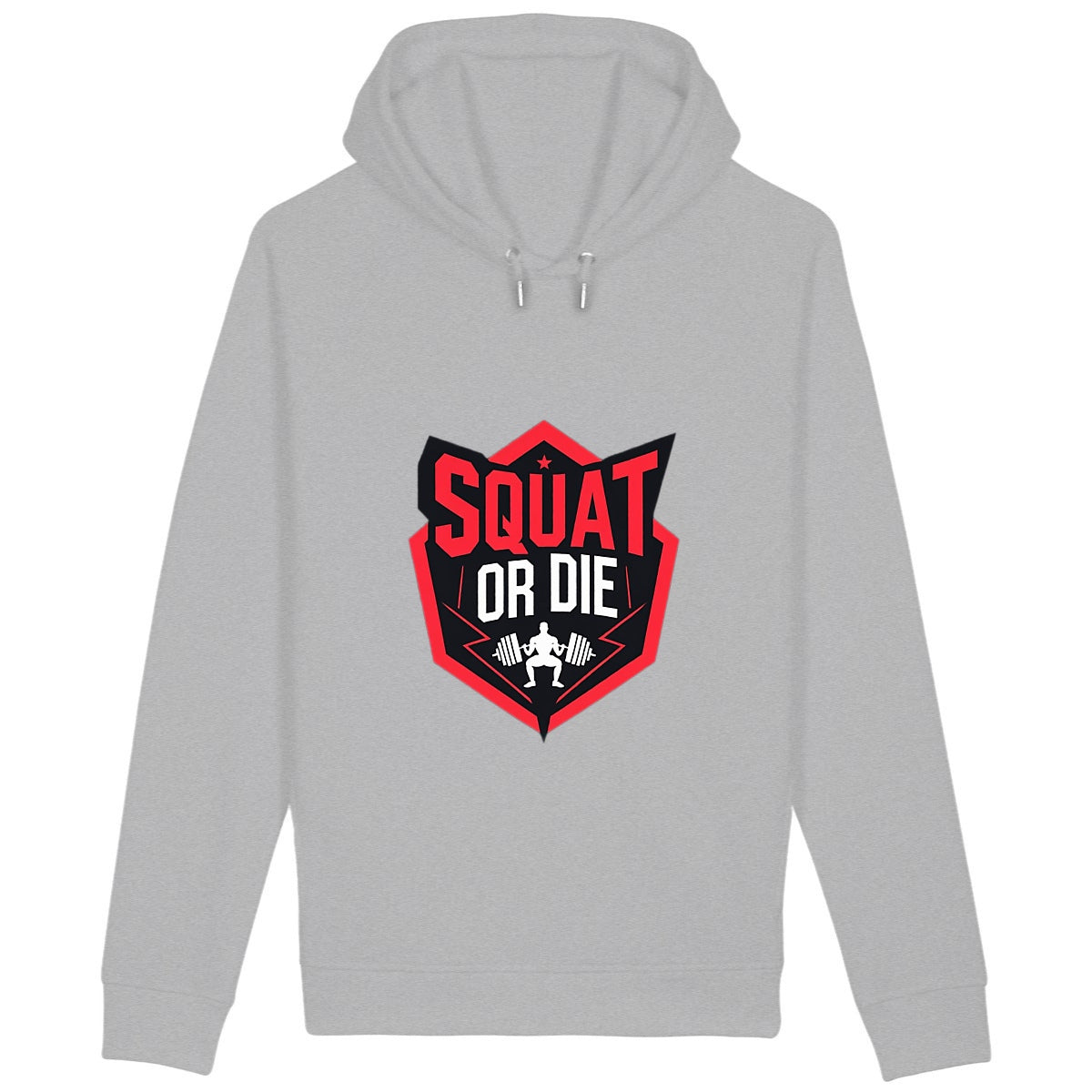 Hoodie Squat Or Die - face_gris