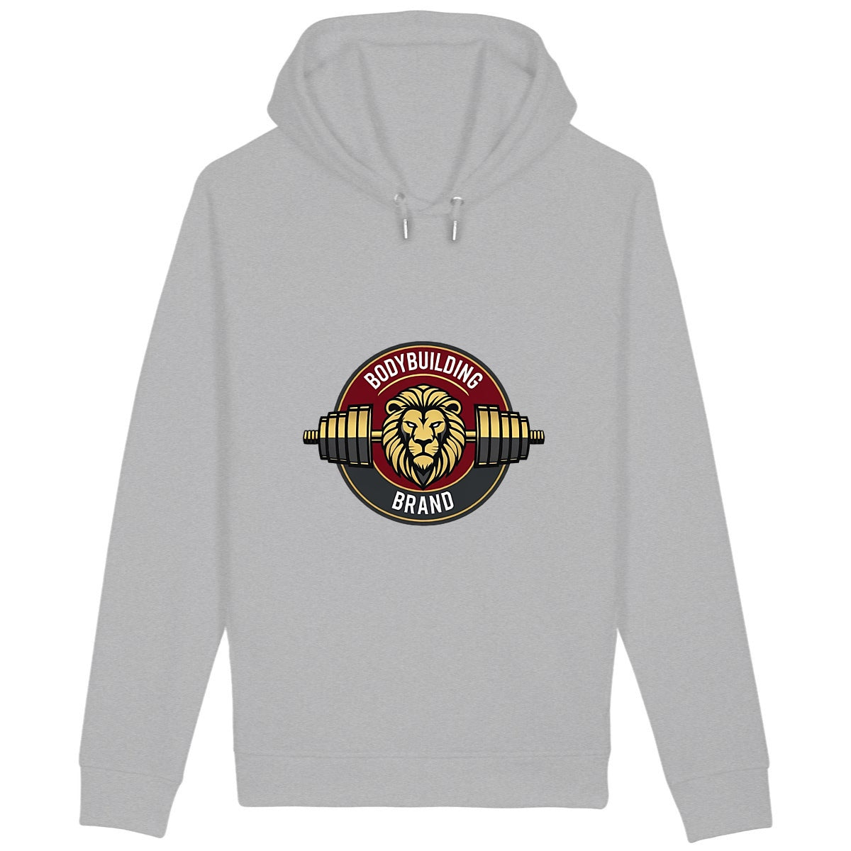 Hoodie Edition Zodiaque King Lion - face_gris