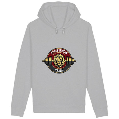 Hoodie Edition Zodiaque King Lion - face_gris