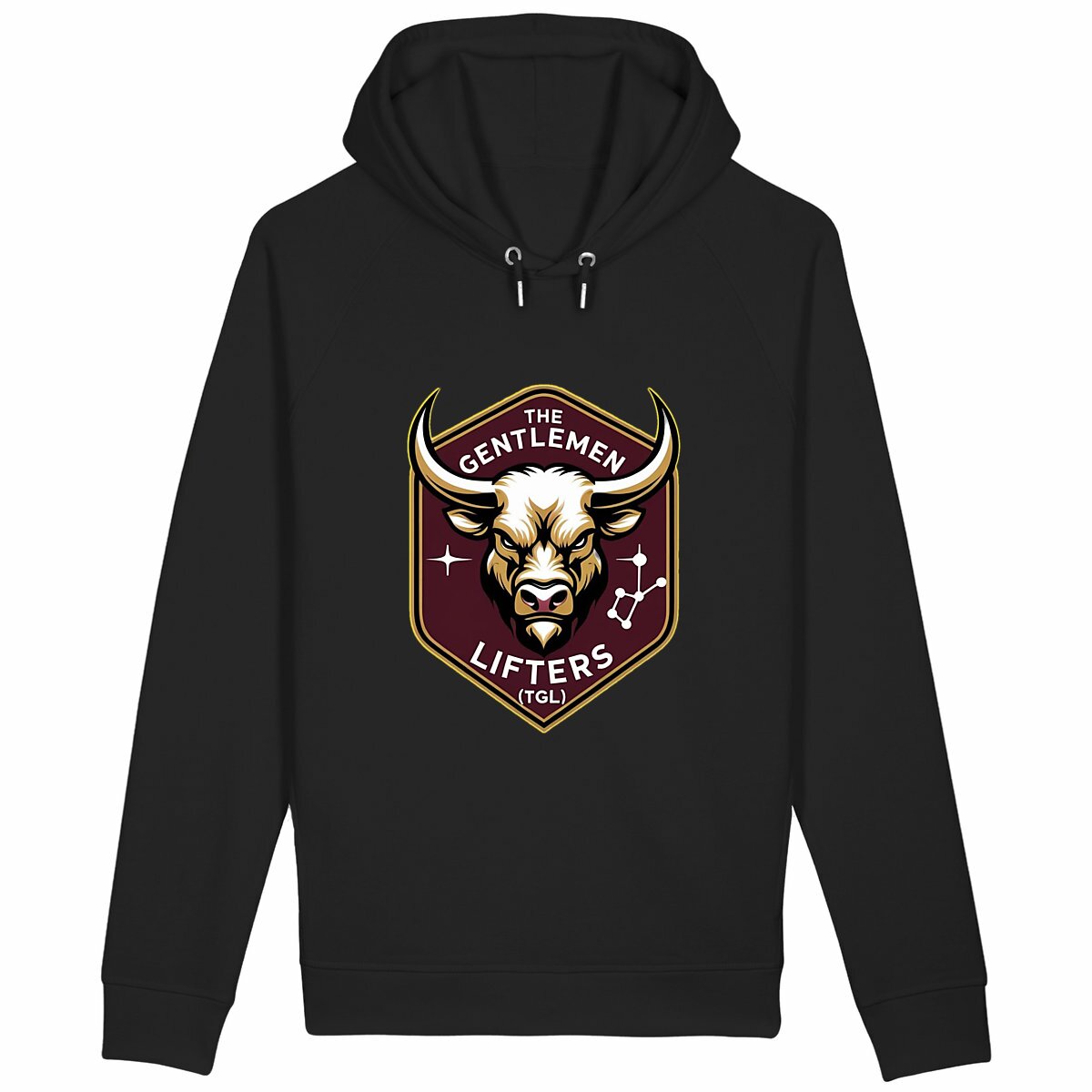 Hoodie Edition Zodiaque Taureau - face_noir