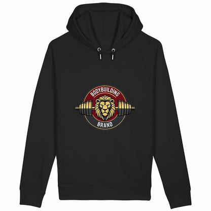 Hoodie Edition Zodiaque King Lion - face_noir