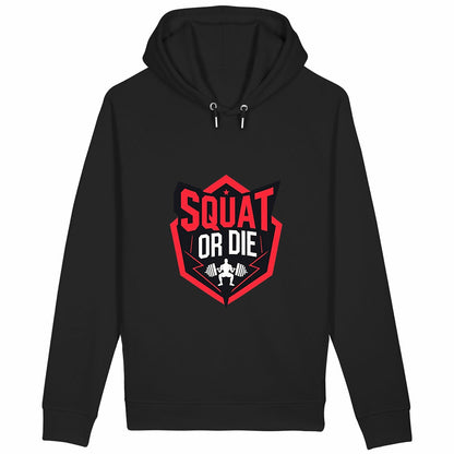 Hoodie Squat Or Die - face_noir